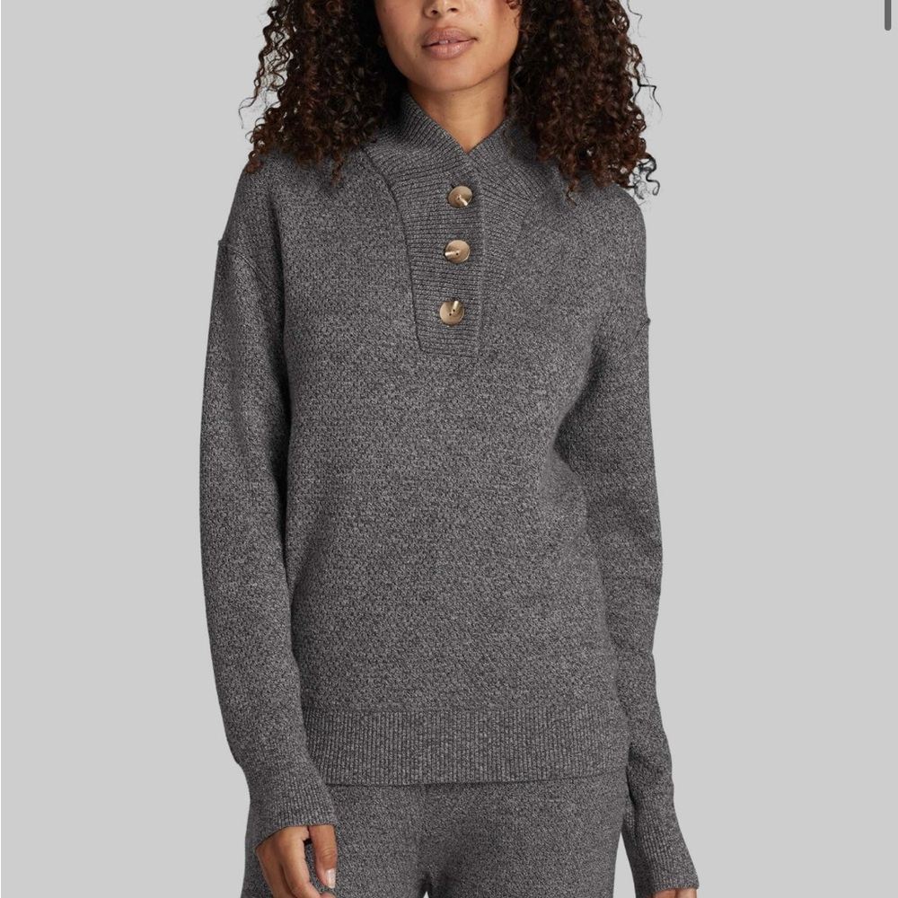 Tommy John Women's Sweater Lounge Henley - XS